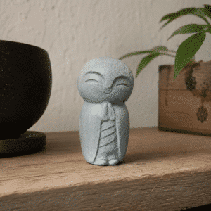 Statue Jizo en résine – 8 cm