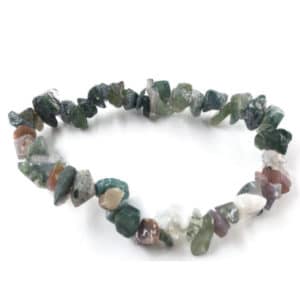 Bracelets chips de pierres - Agate indienne