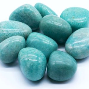Amazonite “AB” – Pierre roulée – Mozambique