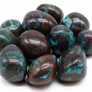 Chrysocolle “B” – Pierre roulée – Pérou