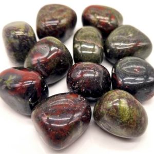 Jaspe Sang de Dragon ‘A’ – Pierre roulée – Mongolie