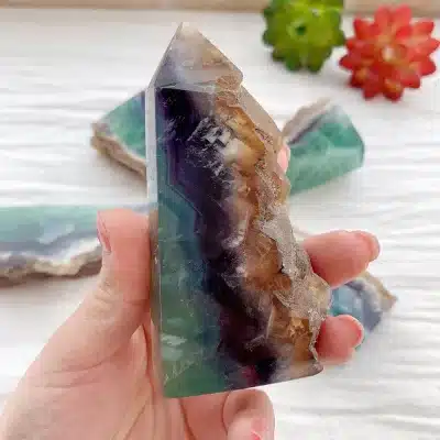 Fluorite arc-en-ciel - 8 à 9 cm