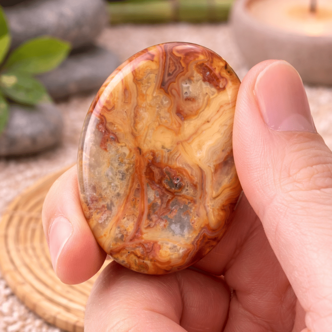 Pierre d’Inquiétude – Pierres Anti-Stress Naturelles (12 variétés)