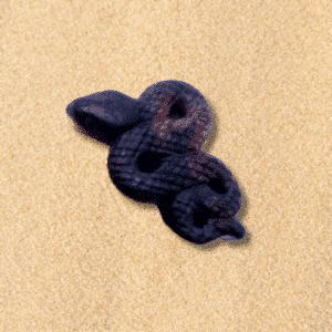 Petits Animaux Totems en Pierre Naturelle - Serpent en grenat