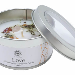 Bougie Green Tree 'Amour' Quartz Rose + Rose 70g