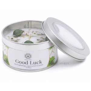 Bougie Green Tree 'Bonne Chance' Aventurine Verte + Patchouli 70g