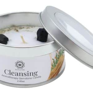 Bougie Green Tree 'Nettoyage' Tourmaline Noire + Santal 70g