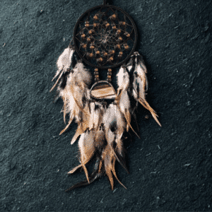 Attrape-Rêves en Agate & Bois – 65 cm