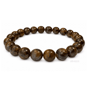 Bracelet en Bronzite du Brésil – perles 8 mm