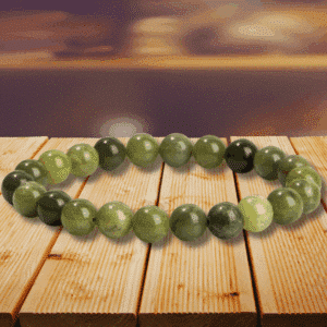 Bracelet en Jade (néphrite) du Canada – perles 8 mm