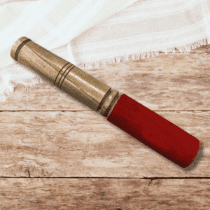 Maillet en bois rouge pour Bol Chantant – 18 cm