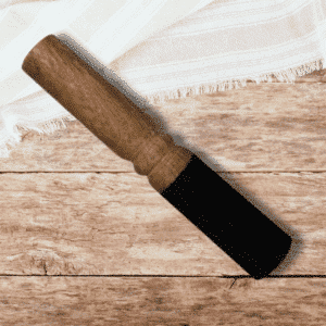 Maillet en bois noir pour Bol Chantant – 18 cm
