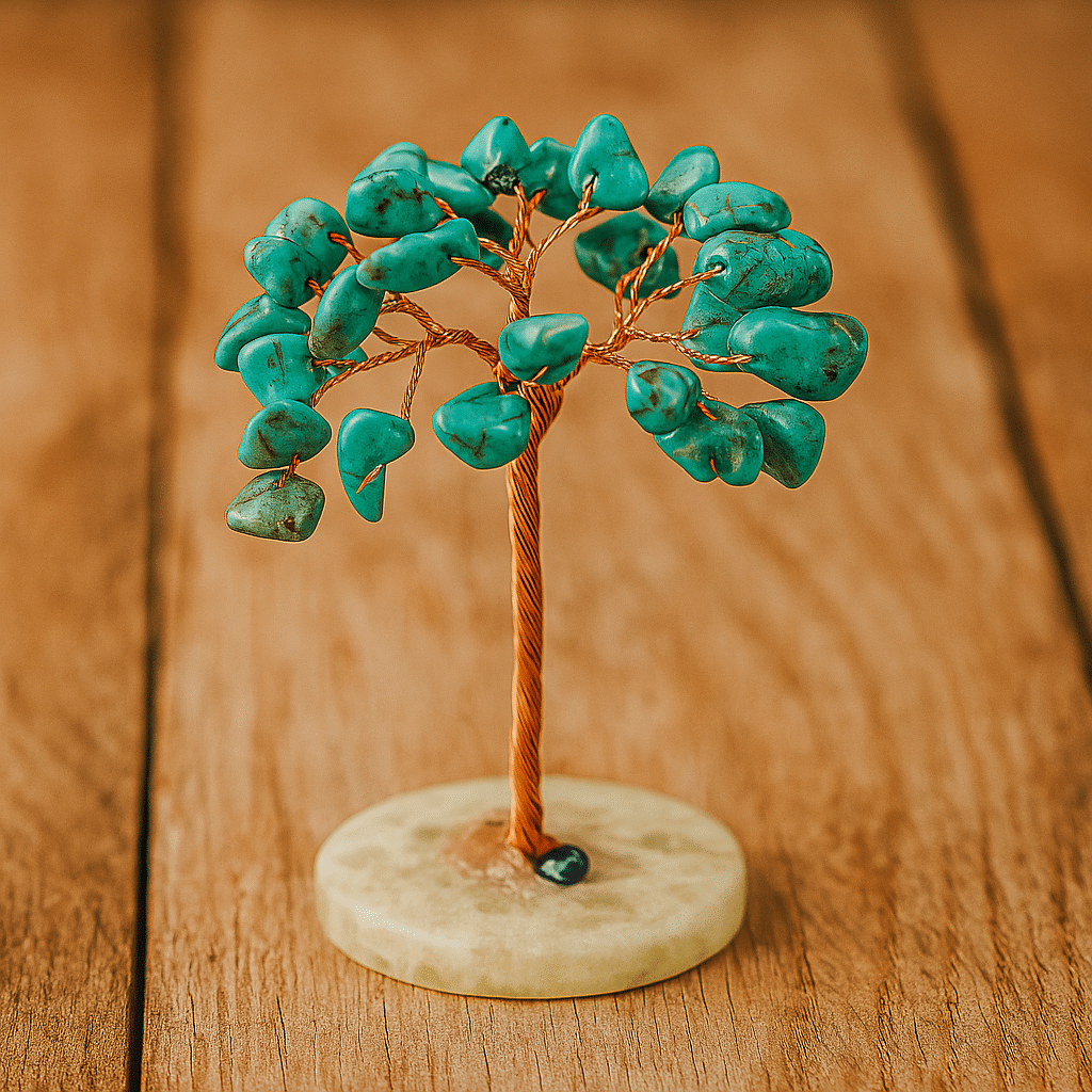 Arbre de Vie en Turquoise – Protection & Communication