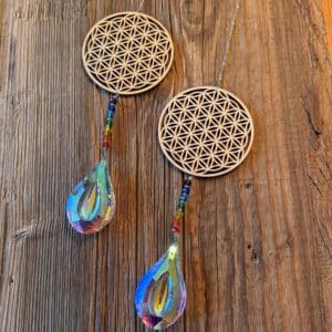 Attrape-soleil “Fleur de Vie & Chakras”