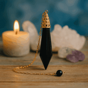 Pendule en Obsidienne Noire – Protection & Vérité