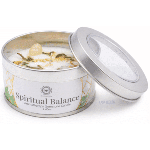 Bougie Green Tree 'Equilibre Spirituel' Cristal de Roche + Jasmin 70g