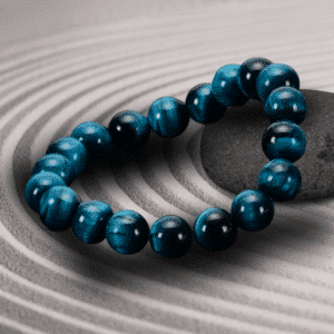 Bracelet Œil de Tigre Bleu – Clairvoyance & Protection