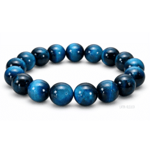Bracelet Œil de Tigre Bleu – Clairvoyance & Protection