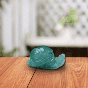 Escargot en Aventurine Verte – Chance & Croissance