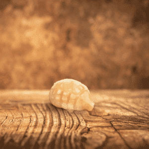 Hérisson en Jade Jaune – Joie & Sérénité