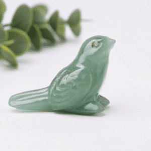 Oiseau en Aventurine Verte – Chance & Harmonie