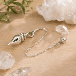 Pendule Métal Argenté – Modèle Intuition & Lune