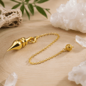 Pendule Métal Doré – Modèle Lumière & Clarté