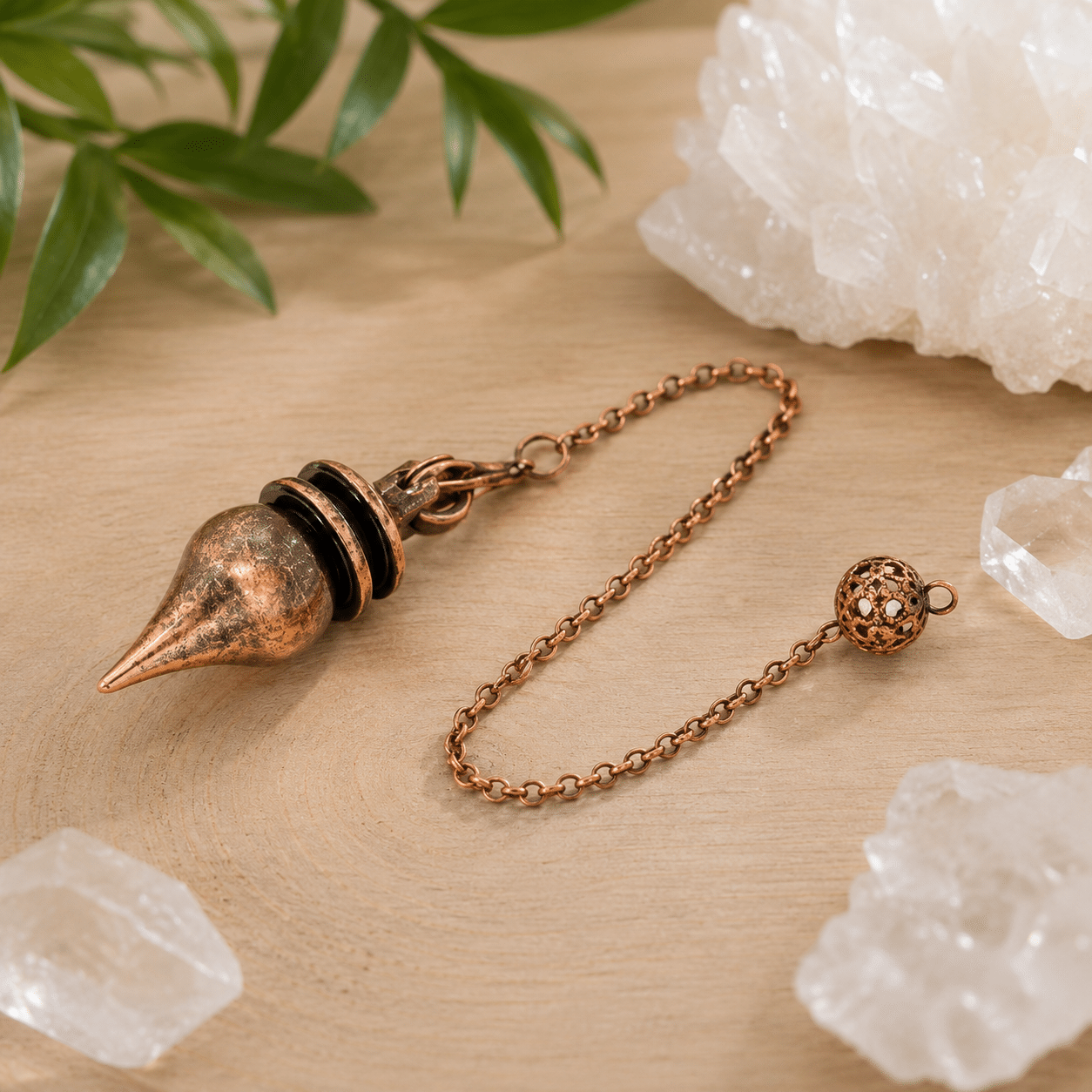 Pendule en Cuivre – Modèle Énergie Conductrice