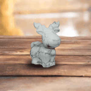 Renne en Howlite – Calme & Clarté