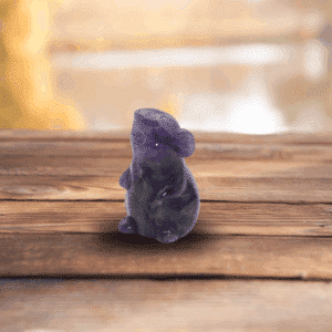 Souris en Améthyste – Sérénité & Intuition