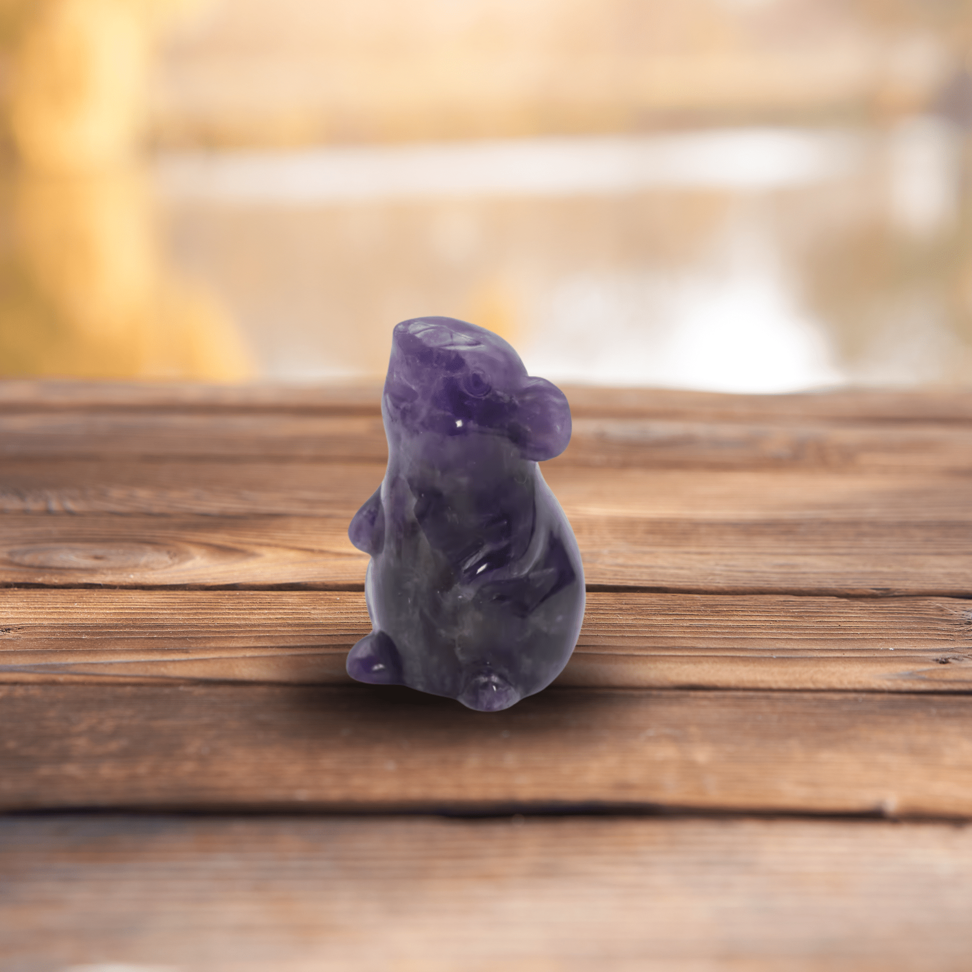 Souris en Améthyste – Sérénité & Intuition