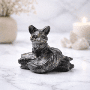 Renard en Pyrite – Protection & Clairvoyance