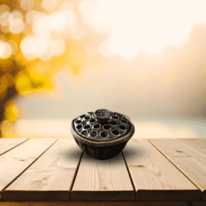 Encensoir en métal pour bombitas & cônes d’encens