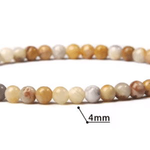 Bracelets en perles de 4mm - 12 variétés - Agate crazy lace