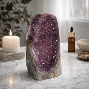 Géode d’améthyste naturelle – Pièce unique - 485gr