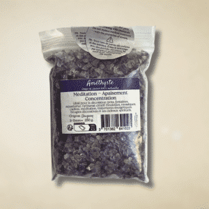 Améthyste d’Uruguay – Chips de pierres naturelles (3–5 mm) – 250 g