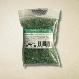 Aventurine Verte du Brésil – Chips de pierres naturelles (3–5 mm) – 250 g