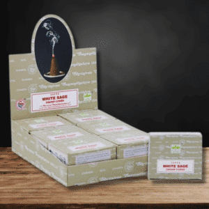 Encens Satya – Cônes « White Sage » (Sauge blanche)