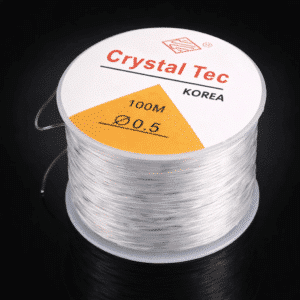 0.5 mm – Rouleau de fil élastique cristal 100 m