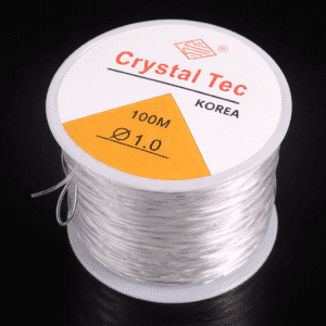 1.0 mm – Rouleau de fil élastique cristal 100 m
