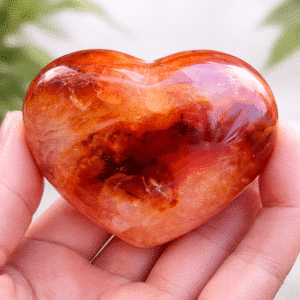 Cœur en Cornaline naturelle – 6 à 7 cm