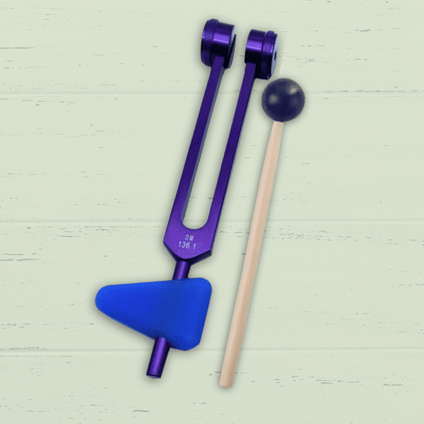 Diapason 136.1 Hz – Chakra du Cœur & Vibration OM - violet