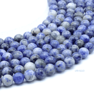 Perles Sodalite 8 mm – Fil 40 cm