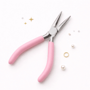 Pince à bec long antiglisse – 12 cm – Précision bijoux