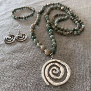 Ensemble Mala Spirale – Turquoise Africaine