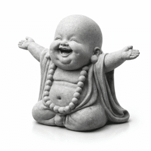 Bouddha Maitreya rieur – Joie & Abondance