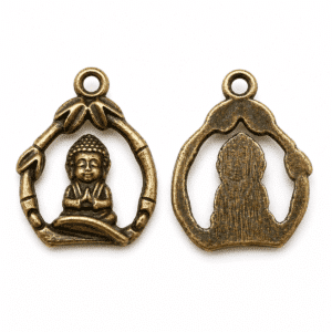 Breloque Bouddha méditant – Bronze