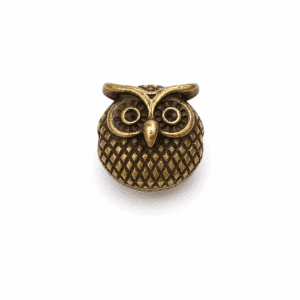 Breloque Hibou – Bronze (vendue à la pièce)