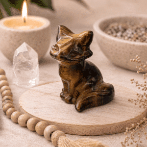 Renard en Œil de Tigre – Confiance & Ancrage