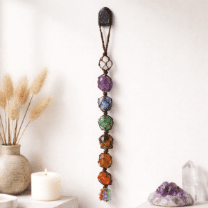 Suspension Chakra en pierres naturelles
